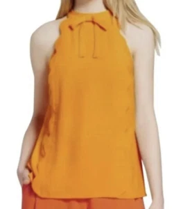 Blusa Victoria Beckham Target vieira sin mangas Plus 3X amarilla caléndula - Imagen 1 de 9