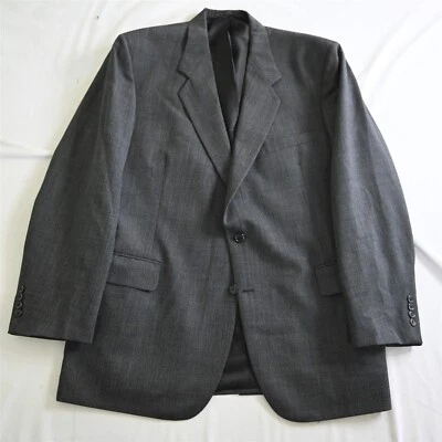 Blazer Traje Chaqueta Abrigo Deportivo Tom James 46R Gris Ojo de Pájaro Lana Foto 1 de 4