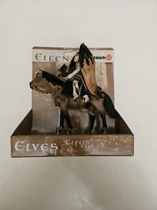 Schleich #70406 Elfen Surah on Horse with Baby Dragon Toy Fantasy Figurine New - Picture 1 of 5