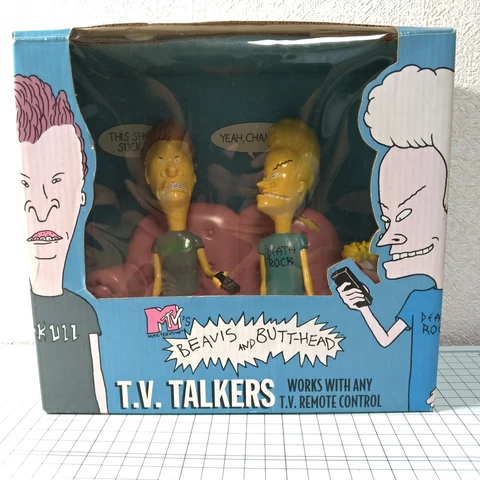 Beavis and Butt-Head ButtHead TV Talkers Figures Couch 1996 MTV Japan Cover