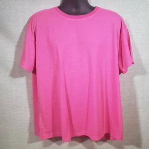 ERB Aware Wear Herren 4XL Kurzarm Hot Pink T-Shirt Rundhalsausschnitt Brustumfang 52" x 28" L - Bild 1 von 4