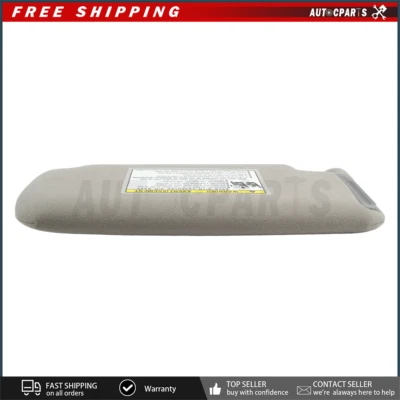 For 2012-2017 Toyota Camry Passenger Sun Visor 74310-33F80-B0 Gray W/Sunroof Foto 1 de 4