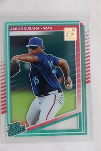 Jarlin Susana - 2025 Donruss Clearly Rated Prospect Insert Nationals - Picture 1 of 1