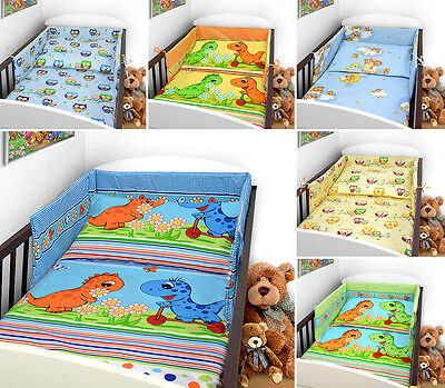 Baby 2pcs Bedding Set Pillowcase + Duvet Cover To  Fit Cot Cot Bed 100% COTTON • 12.30€
