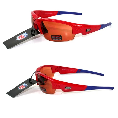 LOT OF TWO (2) NEW YORK GIANTS, MAXX DYNASTY, HIGH DENSITY, DRIVING  SUNGLASSES Cover
