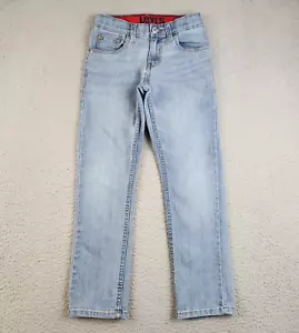 Levis Jeans Boys 10 Reg (22x23) Blue Slim Straight 511 Adjustable Waist Stretch - Picture 1 of 8