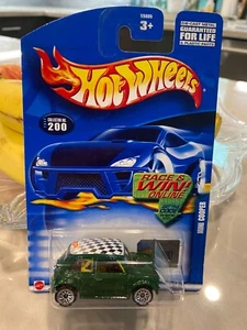 2002 Hot Wheels Mini Cooper Collector No 200 - Green - Picture 1 of 1