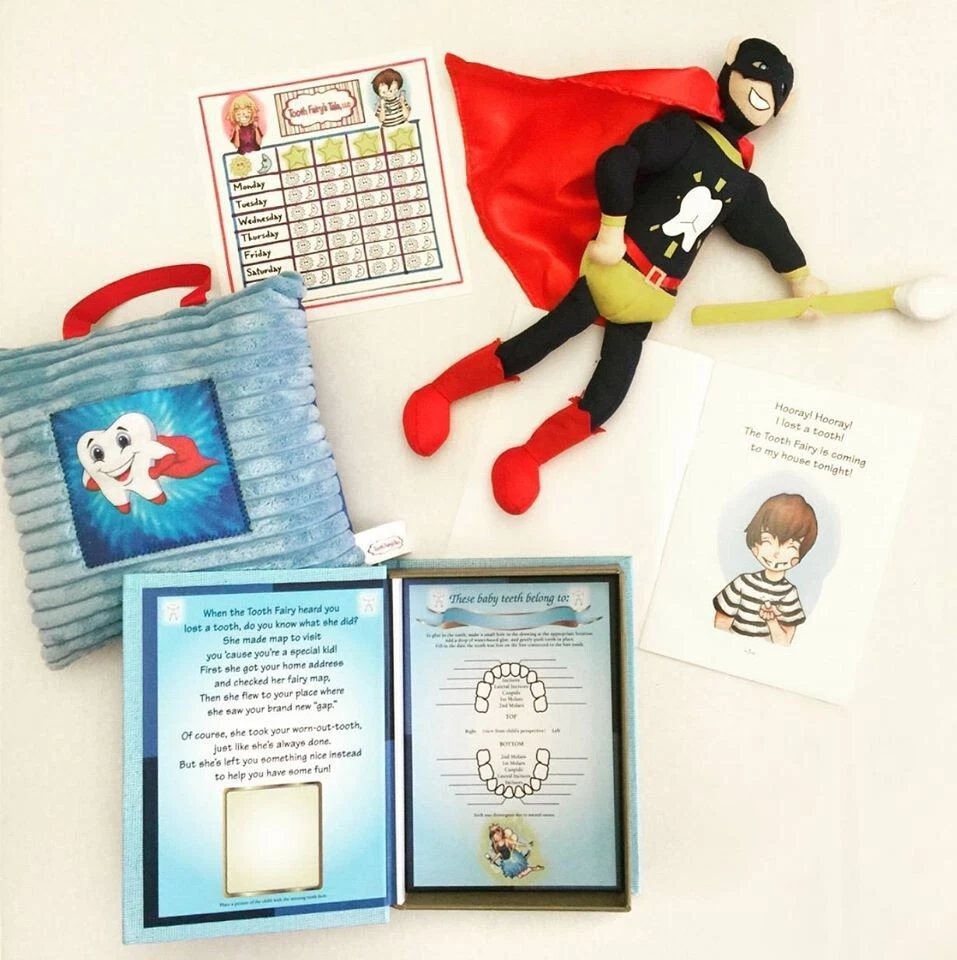 ¡Consigue un 50% de descuento! ¡Nuestra mayor venta! Kit de hadas de los dientes para niños de Tooth Fairy's Tale Foto 1 de 4