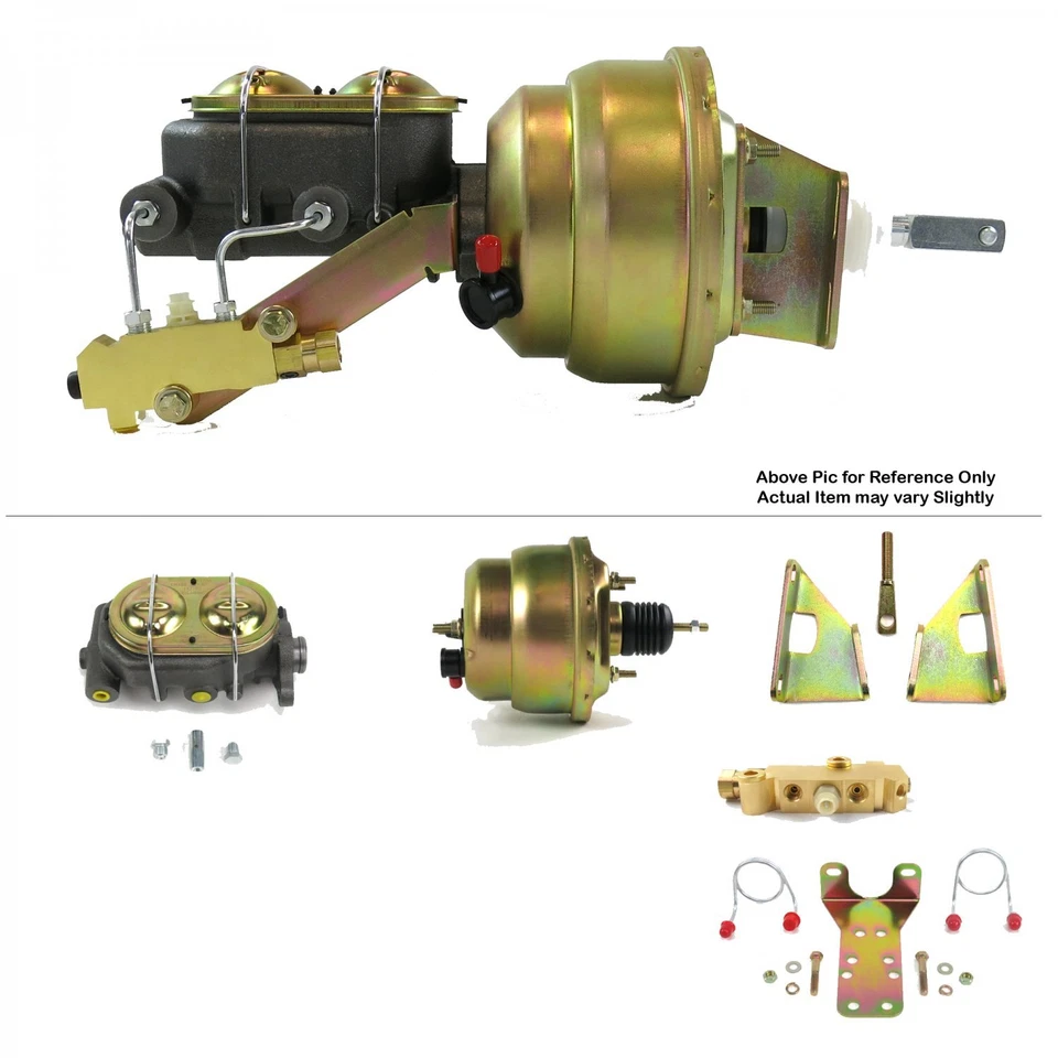 1970-81 Chevrolet Camaro FW Mount Power 7" Dual Brake Booster Kit Disc/Drum LS1  - Image 1 of 4