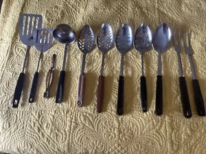 You Choose! Vintage Ekco Slot Spoons / Spatula's / Various Kitchen Utensils USA - Picture 1 of 227