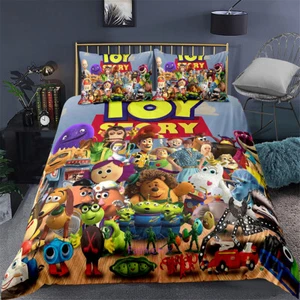 Toy Story Linen Single/Double/Queen/King Size Bed Doona/Duvet/Quilt Cover Set - Picture 1 of 2