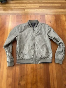 Members Only Jacket Classic Large Reversible Tan Khaki/Navy Plaid - Picture 1 of 6