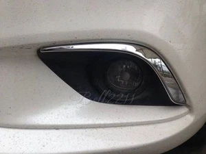 Chrome Front Fog Light Lamp Eyebrow Cover For Mazda 6 Atenza 2013 2014 2015 2016 - Foto 1 di 6
