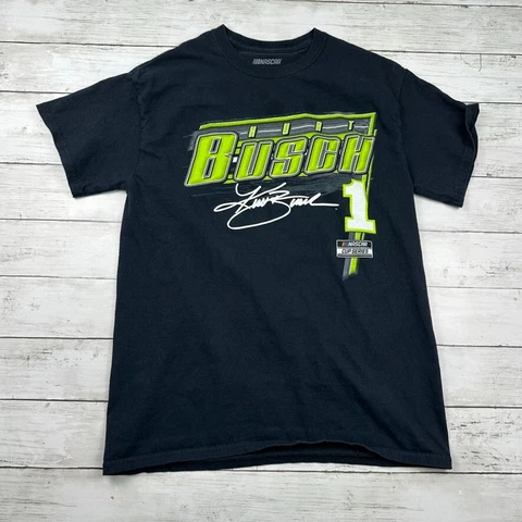 Kurt Busch #1 Monster Energy Double Sided 2021 Mens Medium Black T-Shirt Cover