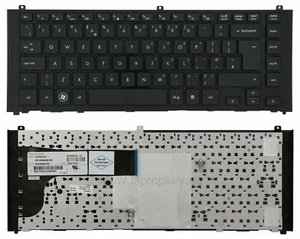 Genuine English UK keyboard HP Probook 4410 4411s 4415s 4416s /HP299-UK - Afbeelding 1 van 3