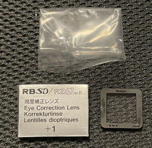 [UNUSED] Mamiya Diopter Lens "+1" 514583 for RB RZ Eye Correction Lens from JPN  - Picture 1 of 2