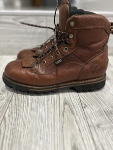 Irish Setter Hunt Boots Men's US 12 Brown Red Wing Lace Up Outdoor Work Boots - Picture 1 of 15
