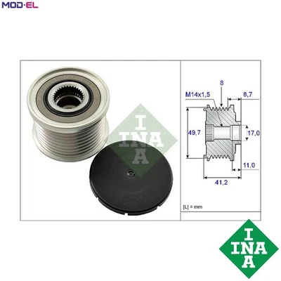 ALTERNATOR FREEWHEEL CLUTCH 535 0141 10 FOR JEEP GRAND/CHEROKEE/II/SUV/Mk  BMW - Image 1 of 4