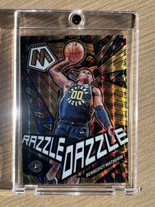 2022-23 Panini Mosaic Bennedict Mathurin RC Razzle Dazzle Prizm Case Hit SSP #7 - Picture 1 of 1