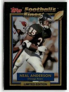 1992 Finest #1 Neal Anderson Chicago Bears - Picture 1 of 2