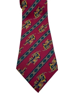 Corbata de seda BSL Ireland Celtic para hombre 60x4 multicolor a rayas acabada a mano (TE5) Foto 1 de 4