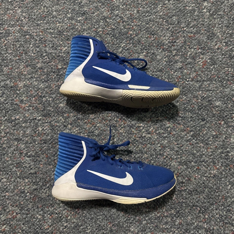 Nike Blue White Prime Hype DF 2016 845096-001 Basketball Shoes Boys Size 5 Youth - Image 1 of 1