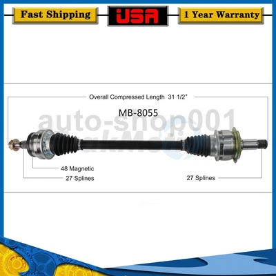 Eje trasero izquierdo CV eje articulado para Mercedes-Benz CLS400 3,0 L 2015 Foto 1 de 2