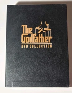 The Godfather DVD Collection (5-Disc Set) Francis Ford Coppola Box Set - Foto 1 di 7