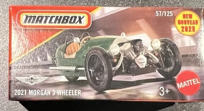New 2025 Matchbox Power Grabs 2021 Morgan 3 Wheeler - Image 1 of 4
