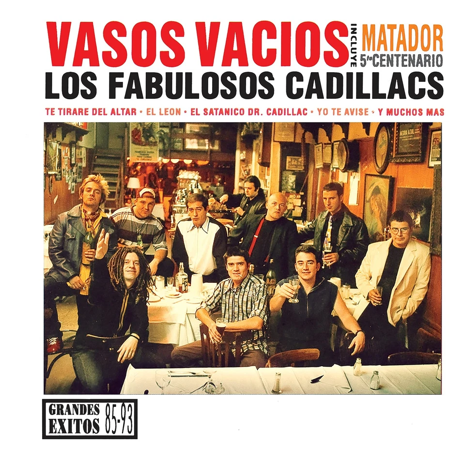 Los Fabulosos Cadillacs Vasos Vacios: Grandes Exitos 85-93 (Vinyl) (US IMPORT) - Image 1 of 1