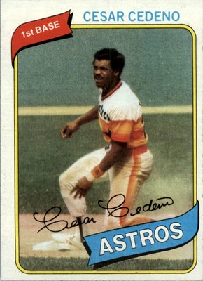 1980 Topps #370 Cesar Cedeno - EX - Image 1 of 2