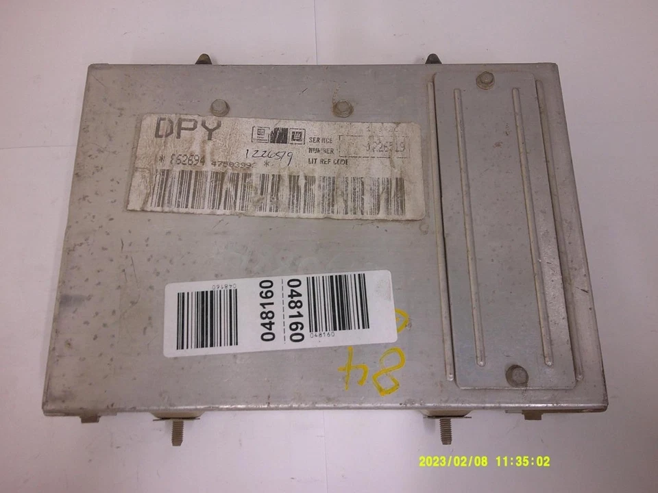 COMPUTADORA MOTOR BUICK ELECTRA 1984 1985 1226519 PCM ECM ECU OEM Foto 1 de 4