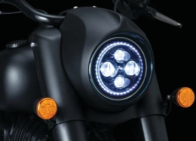 Kuryakyn 7 pulgadas Kit Adaptador Faro Orbit Moto Bicicleta de Calle 2469 2001-1837 Foto 1 de 4