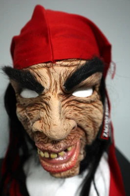Scurvy Bucaneer - Zagone Studios "Ram Rod Pirate" Adult Handmade Mask - Image 1 of 4