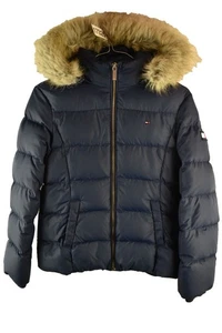 Tommy Hilfiger wattierte Daunenjacke Kinder blau Größe 152 11/12 Jahre - Bild 1 von 10