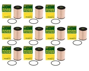 Set of 10 Fuel Filters Mann PU 936/1 X for Volkswagen Golf Jetta TDI Diesel - Picture 1 of 1