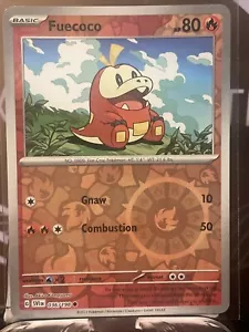 Fuecoco - Pokemon comune 036/198 Scarlatto e Viola Reverse Holo - come nuovo/come nuovo - Foto 1 di 2