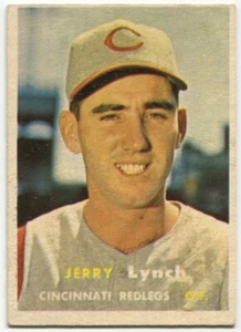 1957 Topps #358 Jerry Lynch Cincinnati Reds - Picture 1 of 2