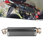 51mm/2in Motorcycle Scooter Exhaust Pipe Carbon Fiber Texture For R3 R6