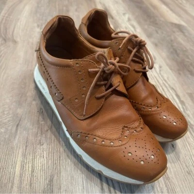 PIKOLINOS Leather Oxford Shoes Womens Size 39/8.5 Neutral Brown Tan - Image 1 of 4