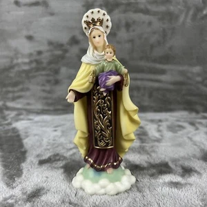 Our Lady of Mt Carmel Scapular Baby Jesus Statue Figurine Bradford Exchange 1994 - Picture 1 of 13