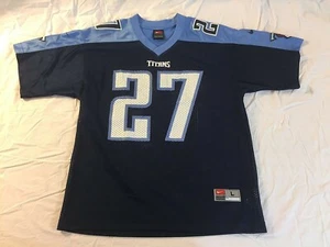 Eddie George #27 Tennessee Titans Youth Football Jersey Size L Nike NFL - Picture 1 of 6