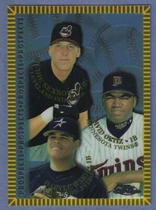 1998 Topps Chrome #257 David Ortiz/Richie Sexson/Daryle Ward Red Sox HOF!
