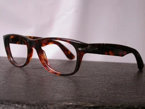 Authentic Persol Chrome and Tortoise Eyeglasses Frames Made in Italy - Bild 1 von 8