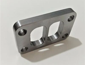 (1/2" THK) T3 Twin Scroll Divided Inlet Turbo Spacer Flange - Picture 1 of 2