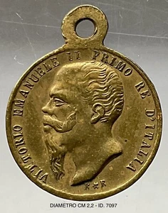 VITTORIO EMANUELE II° PRIMO RE D’ITALIA MEDAGLIA RICORDO DELLA MORTE ROMA 1878 - Picture 1 of 6