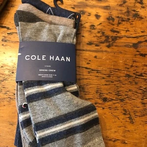 Cole Haan Men’s Socks Dress Crew Size 7-12 - Picture 1 of 1