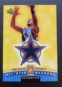 2004-05 Upper Deck Ron Artest All Star Weekend Warm-Up Patch #ASW-RA Pacers - Picture 1 of 2
