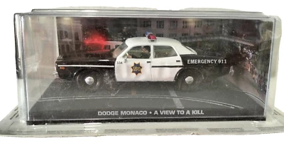 AUTOMODELLO 1 /43-DODGE MONACO-A VIEW TO A KILL-007 JAMES BOND- IN BOX-MA9 - Immagine 1 di 4