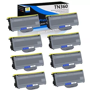 8PK TN360 TN330 Toner Cartridge for Brother DCP-7030 DCP-7040 DCP-7045N HL-2170W - Picture 1 of 7